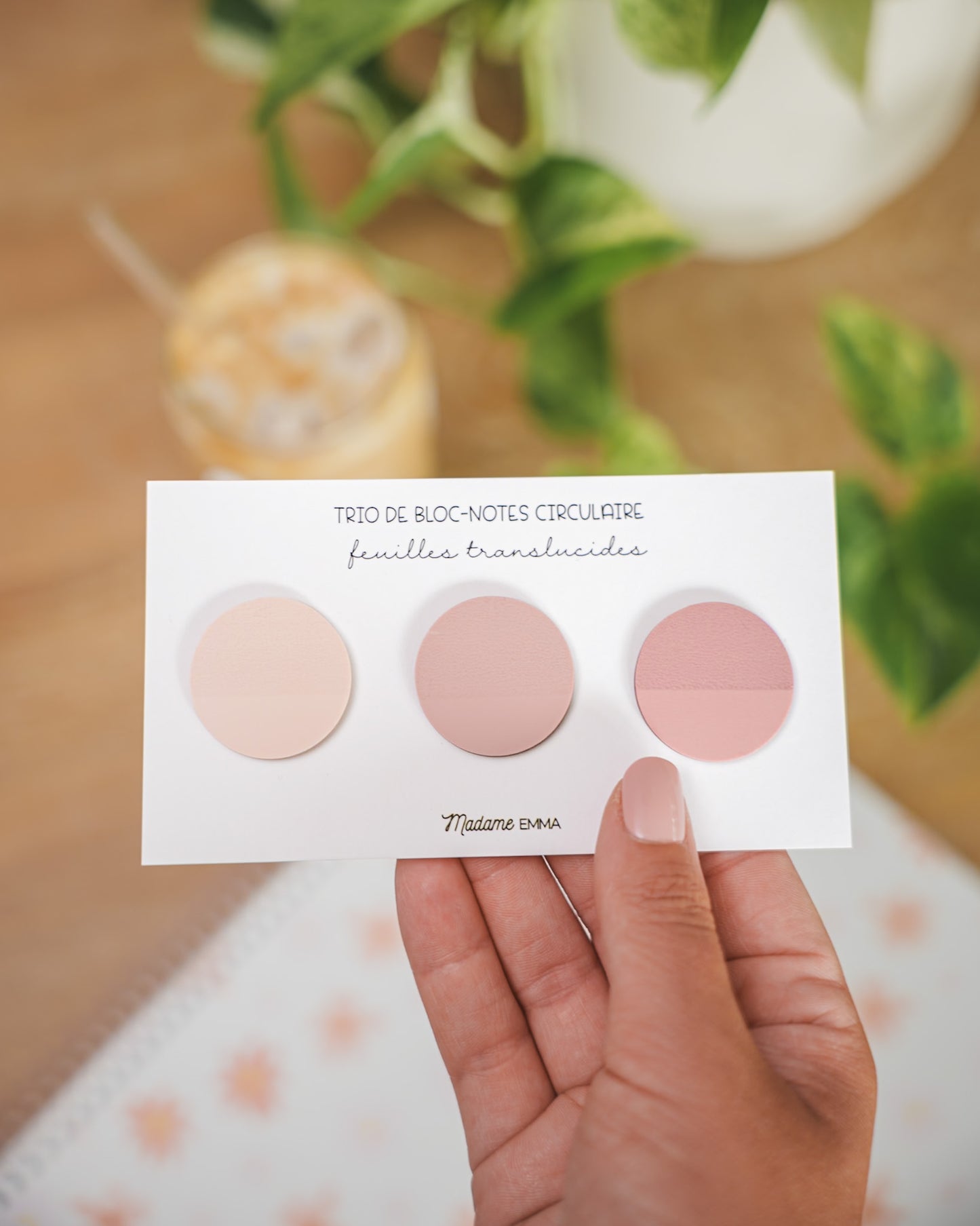 Trio de bloc-notes circulaire