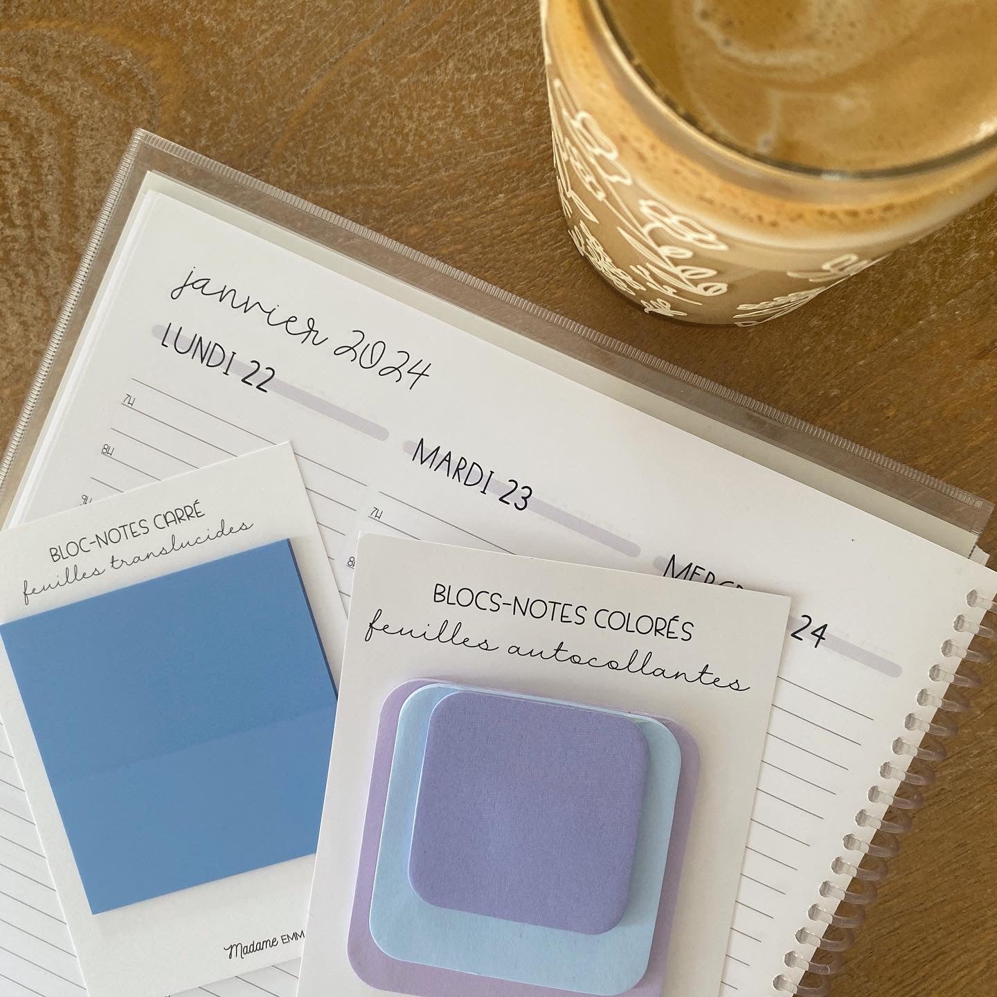 Trio de post-it coloré