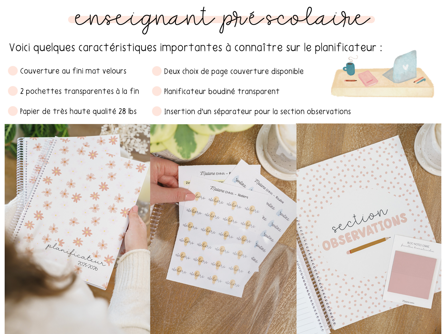 Planificateur préscolaire