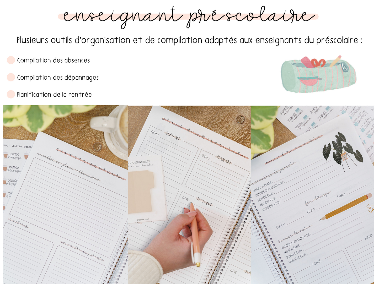 Planificateur préscolaire