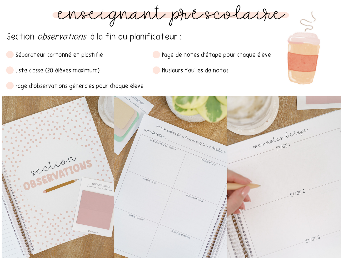 Planificateur préscolaire