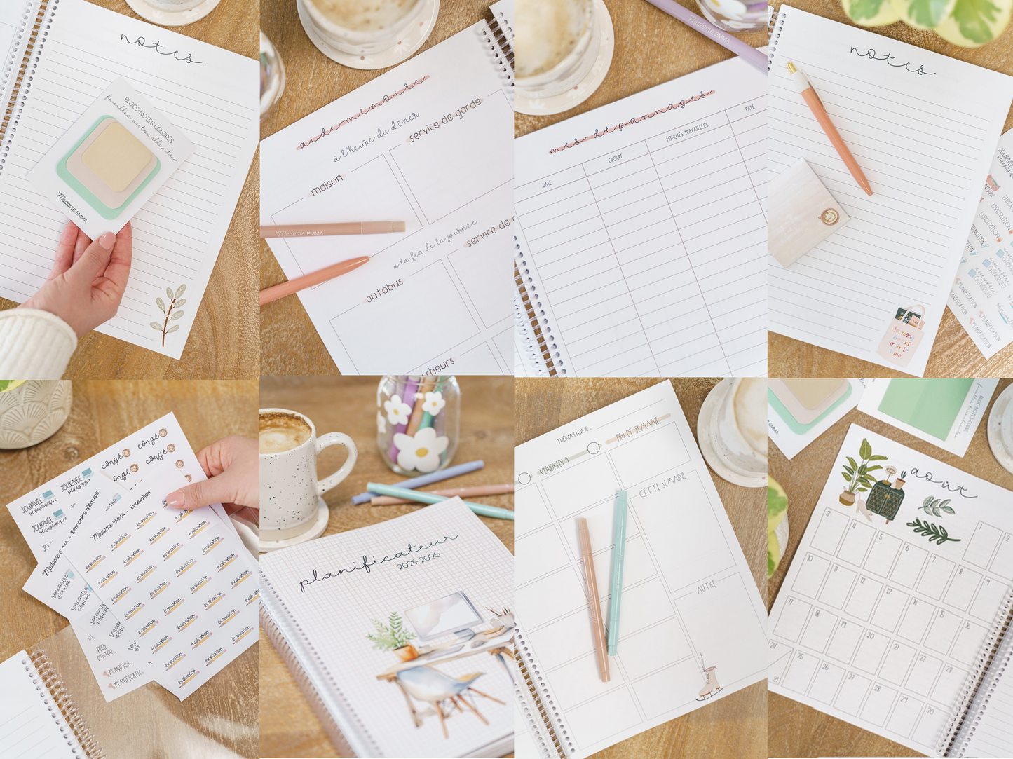 Planificateur préscolaire