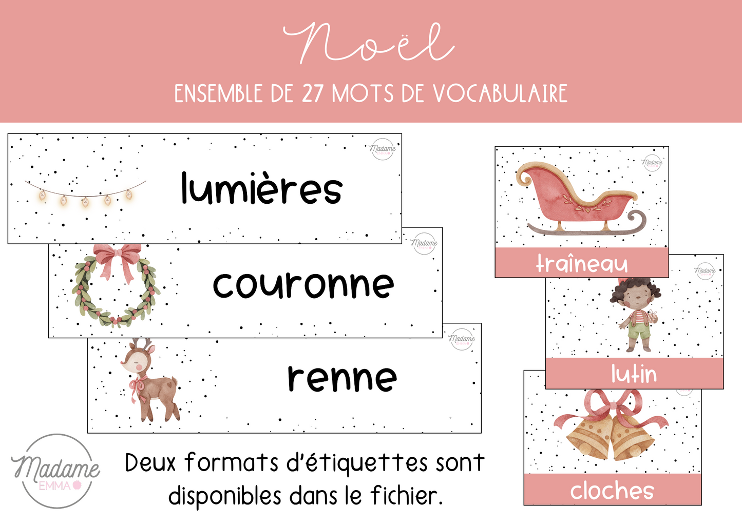 Vocabulaire - Noël