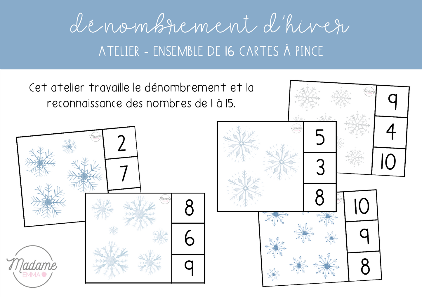 Atelier - Dénombrement d'hiver