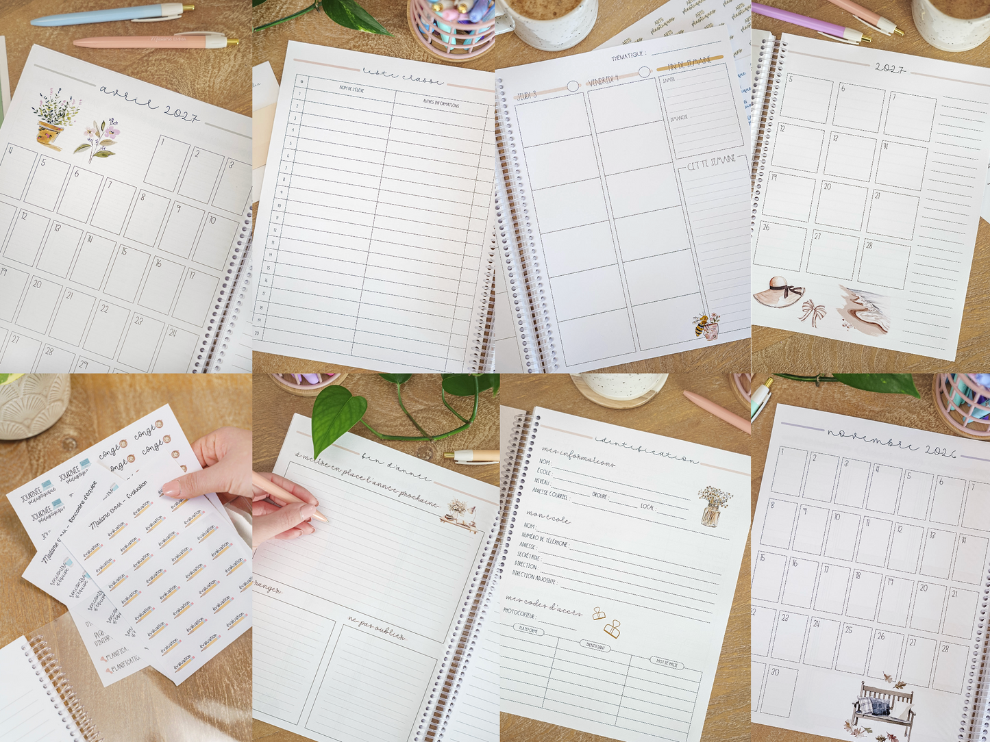 Planificateur préscolaire