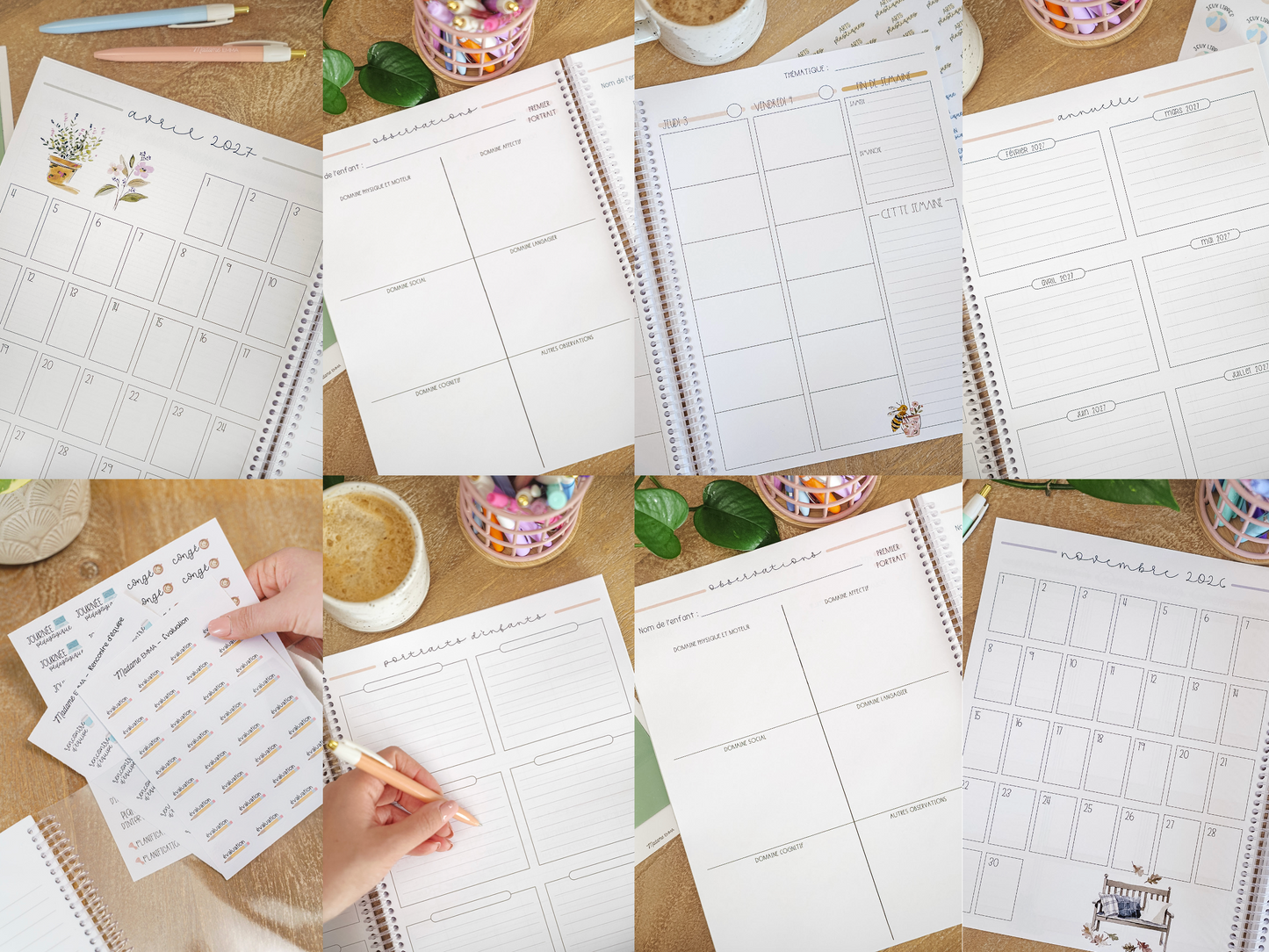 Planificateur éducatrice