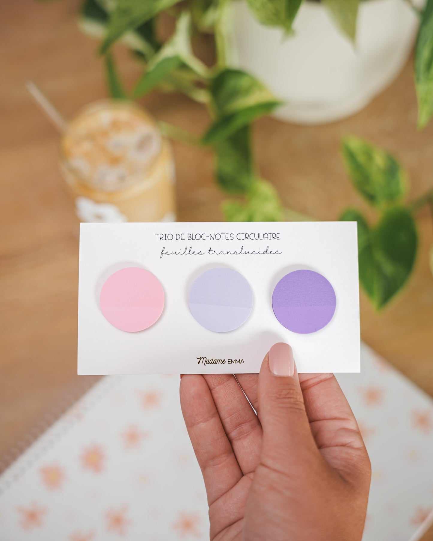 Trio de bloc-notes circulaire