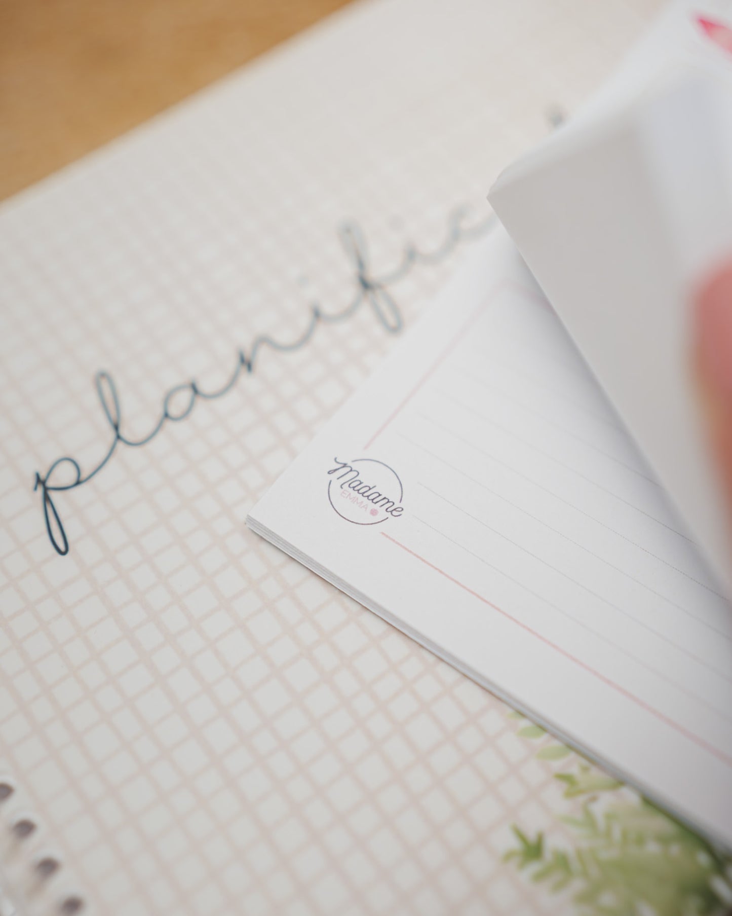 Bloc-notes géant - Planification