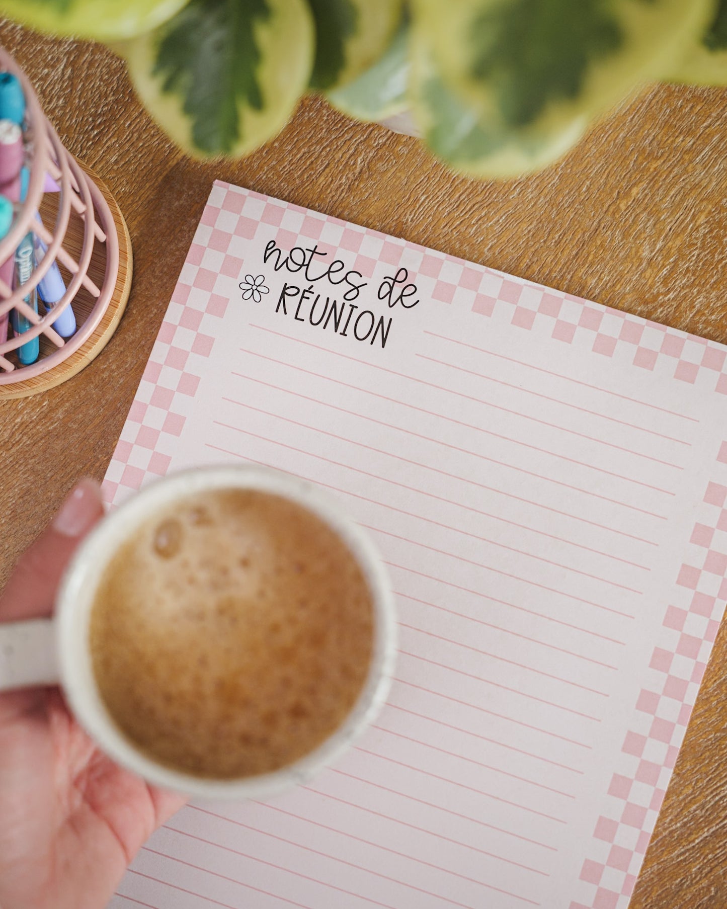 Bloc-notes géant - Notes de réunion