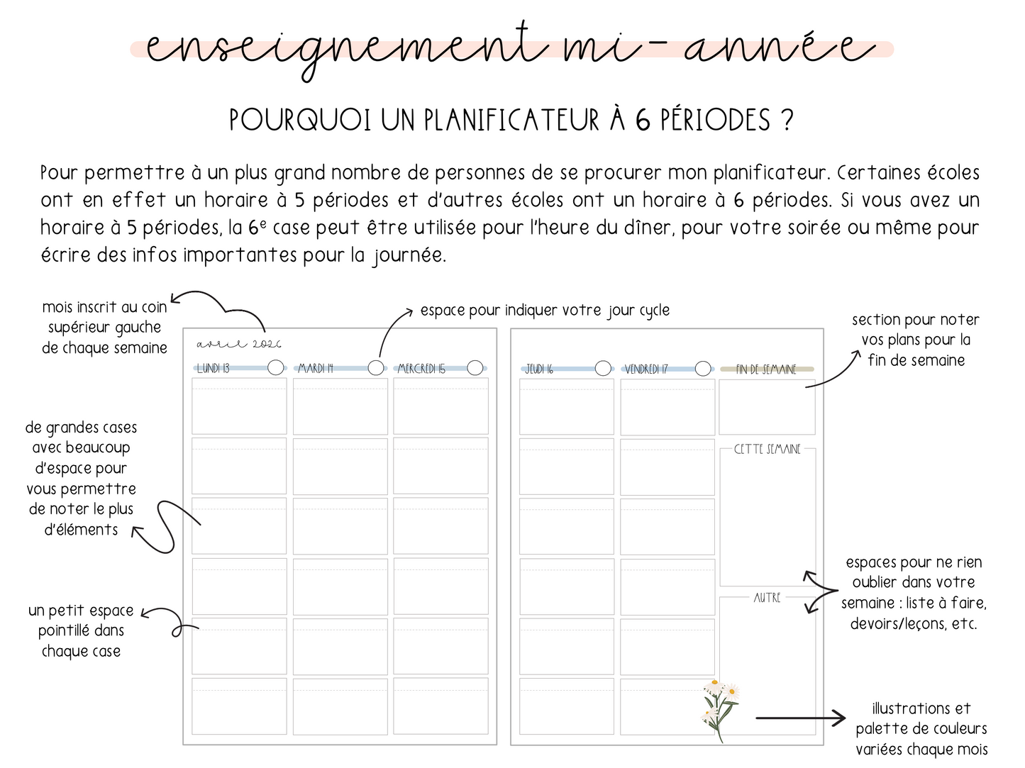 Planificateur mi-année