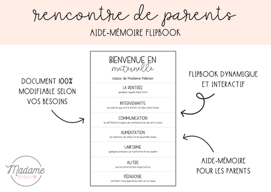 Rencontre de parents - Flipbook