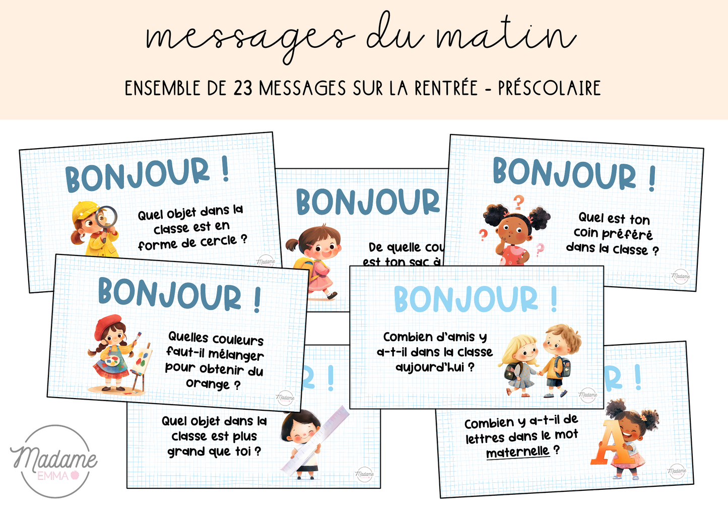 Messages du matin - Rentrée scolaire