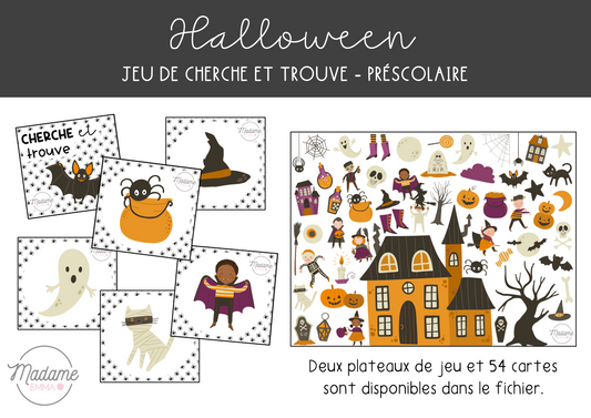 Cherche et trouve - Halloween