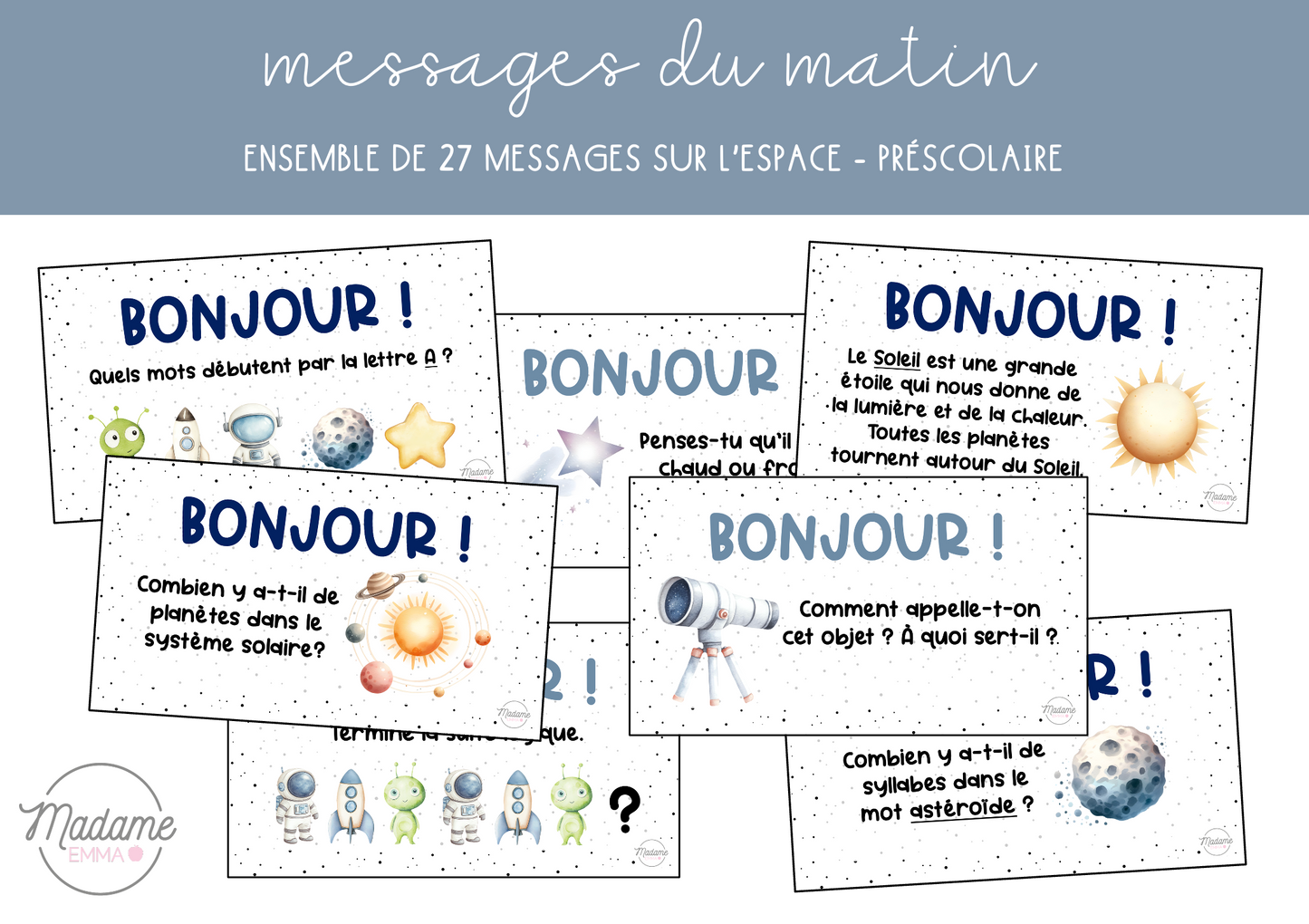 Messages du matin - Espace