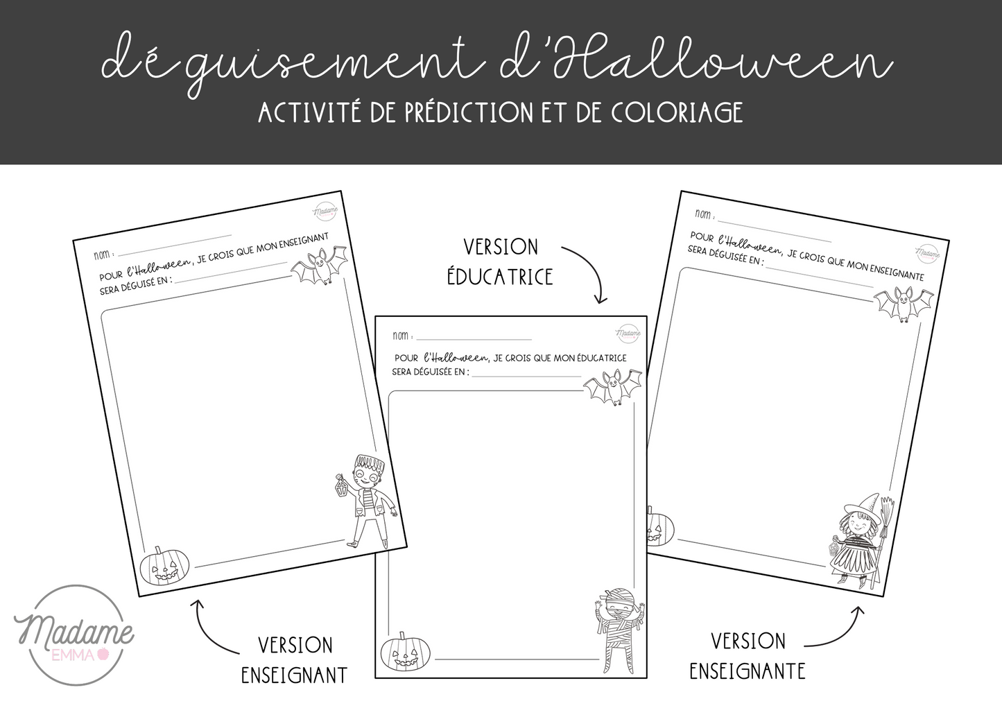 Activité de déguisement