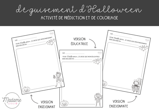 Activité de déguisement