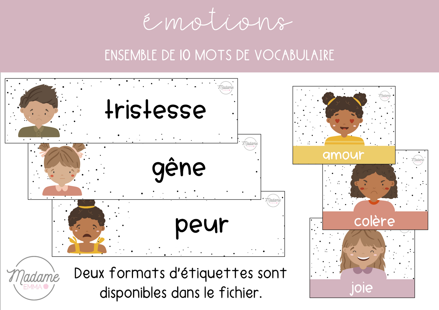 Vocabulaire - Émotions