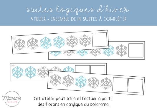 Atelier - Suites logiques d'hiver