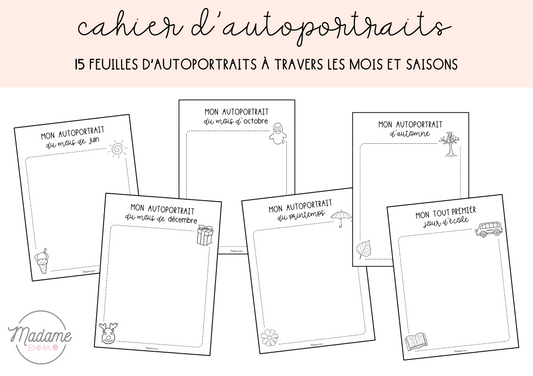 Cahier d'autoportraits