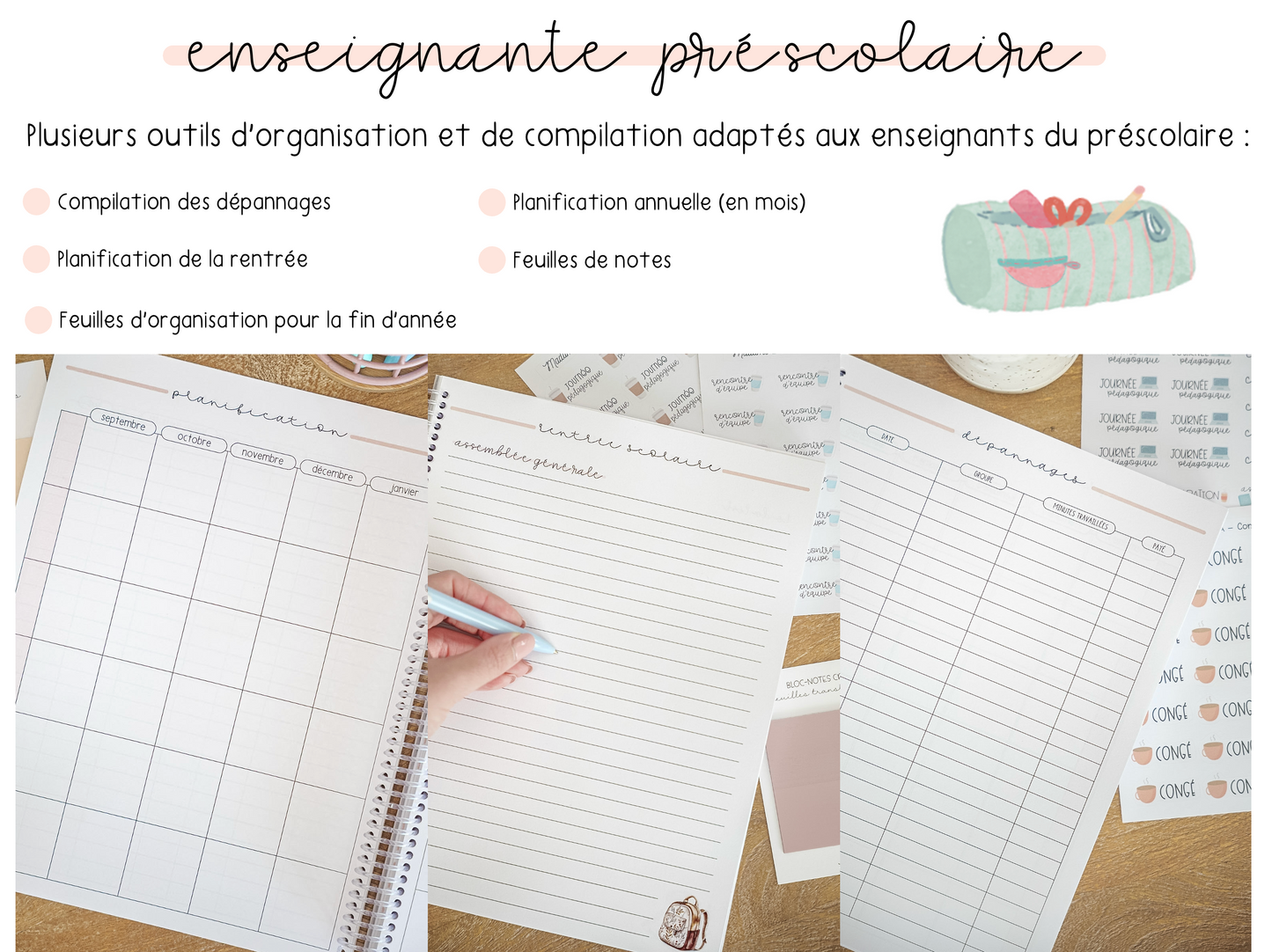Planificateur préscolaire