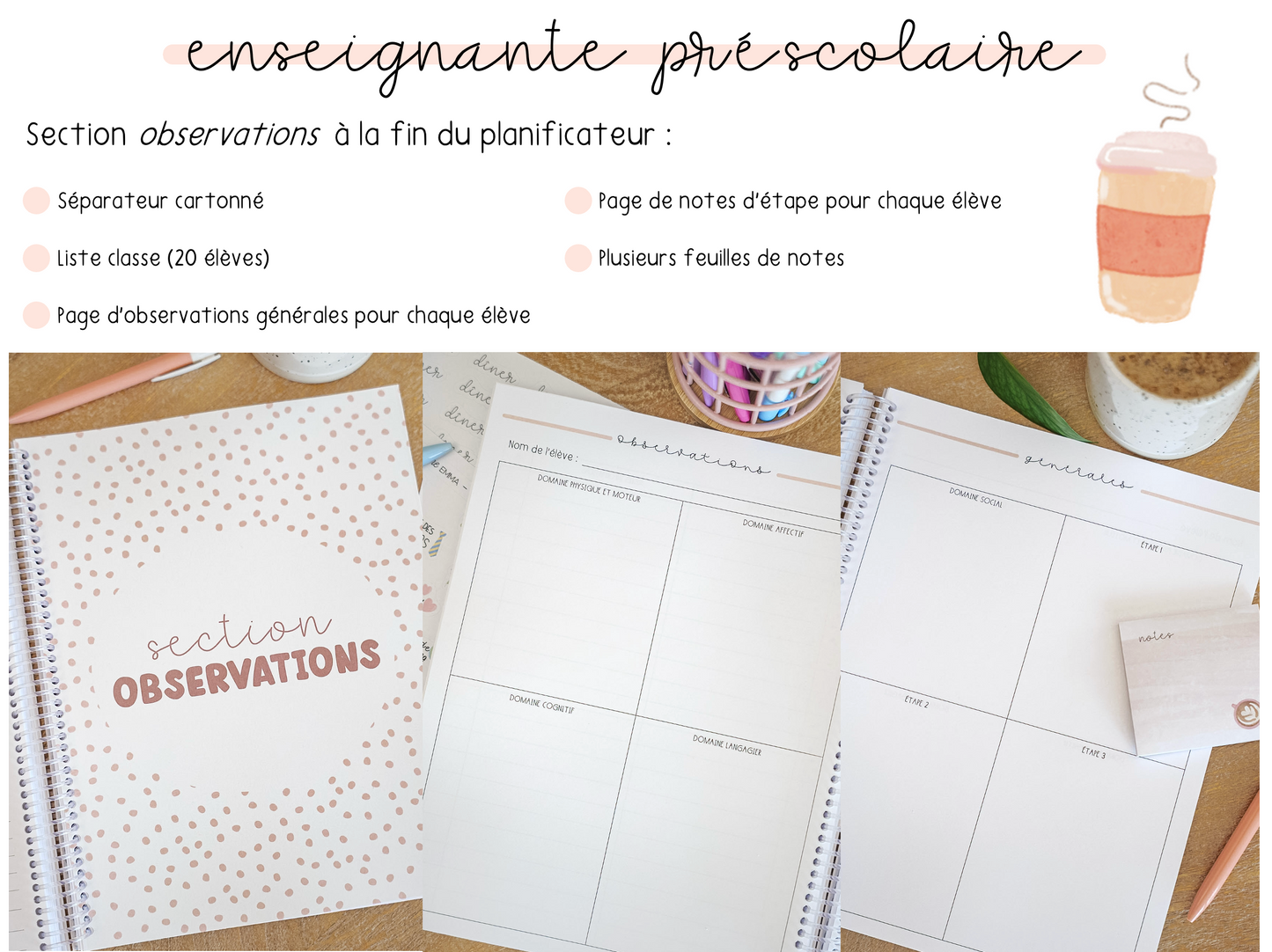 Planificateur préscolaire