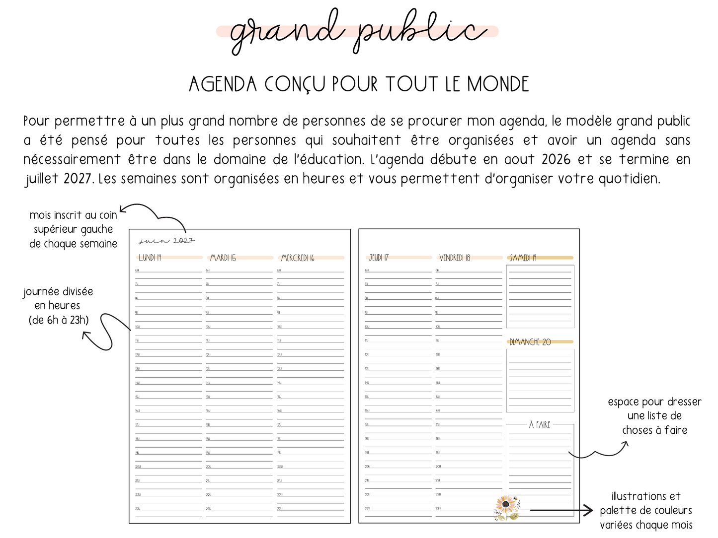 Agenda grand public