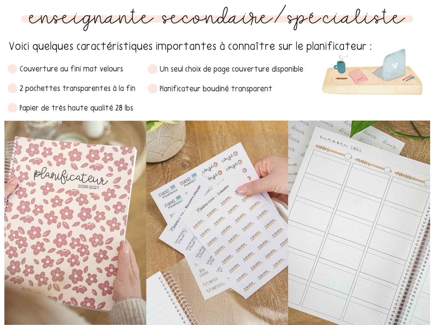 Planificateur secondaire/spécialiste