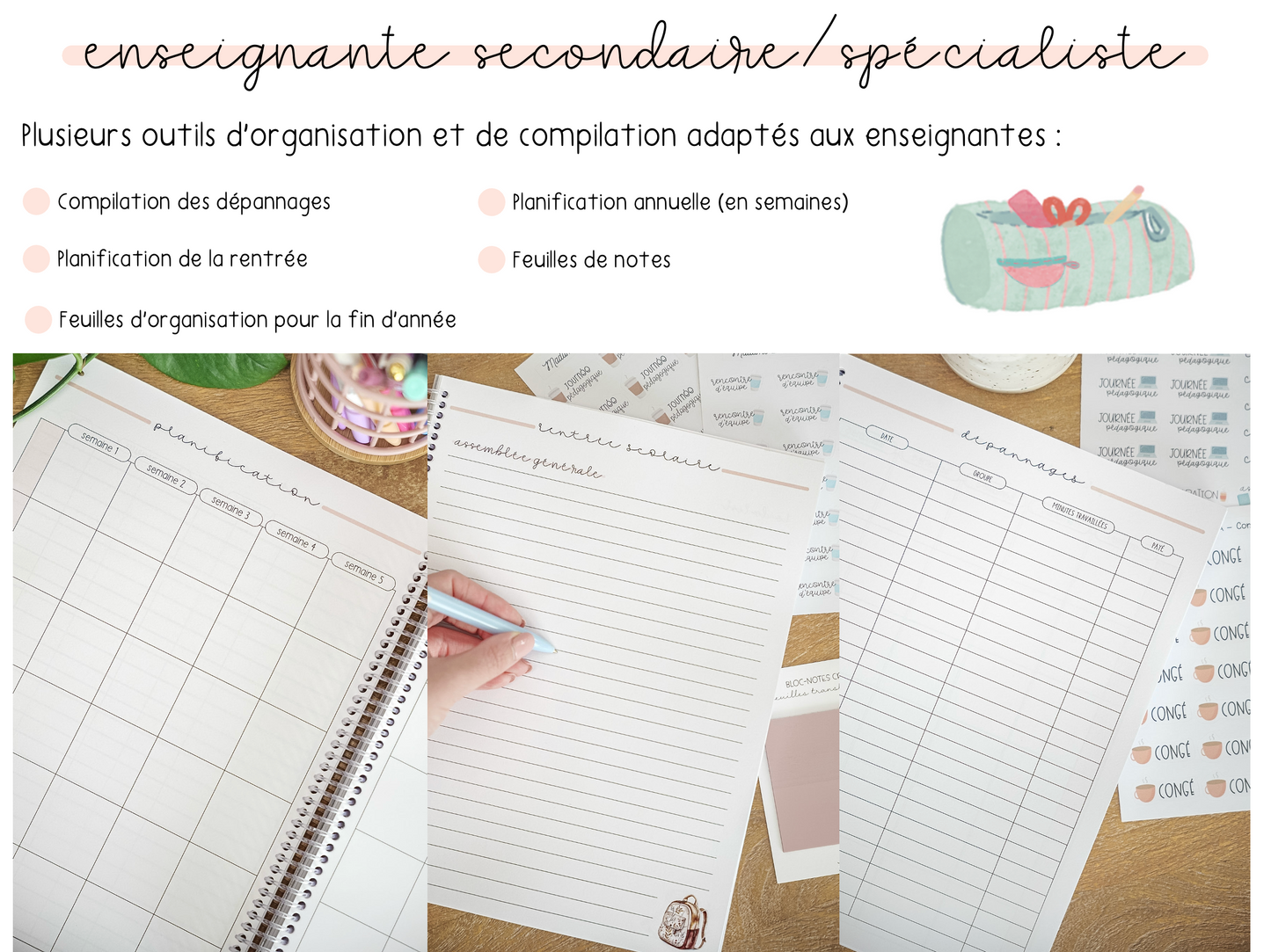 Planificateur secondaire/spécialiste