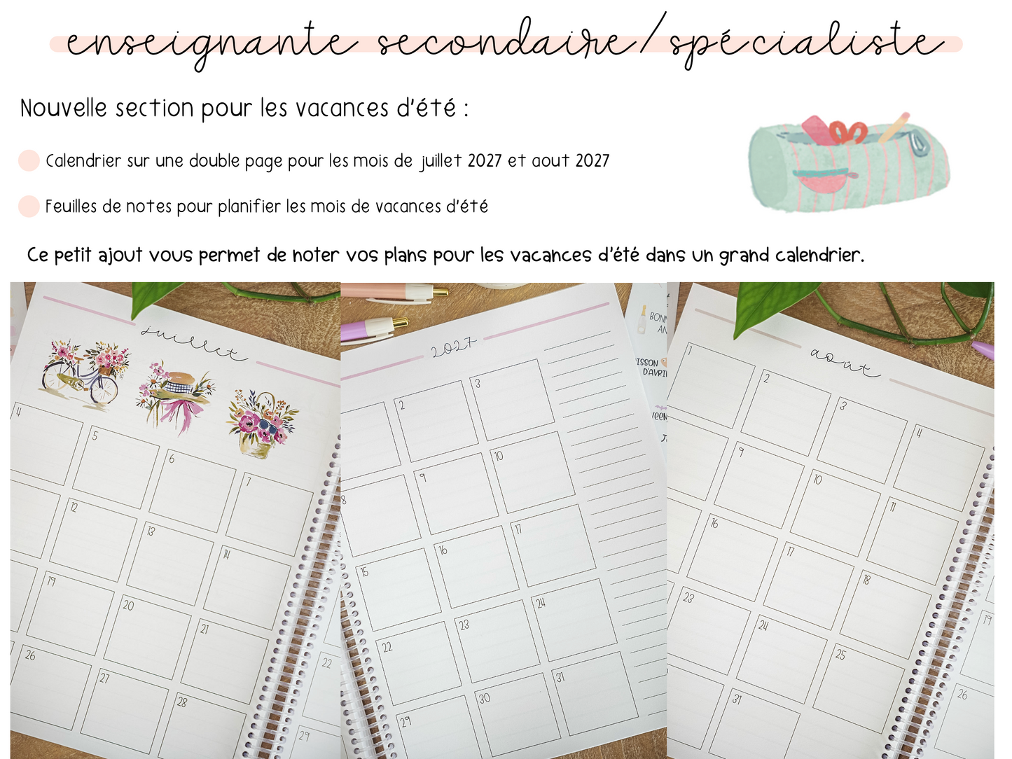 Planificateur secondaire/spécialiste