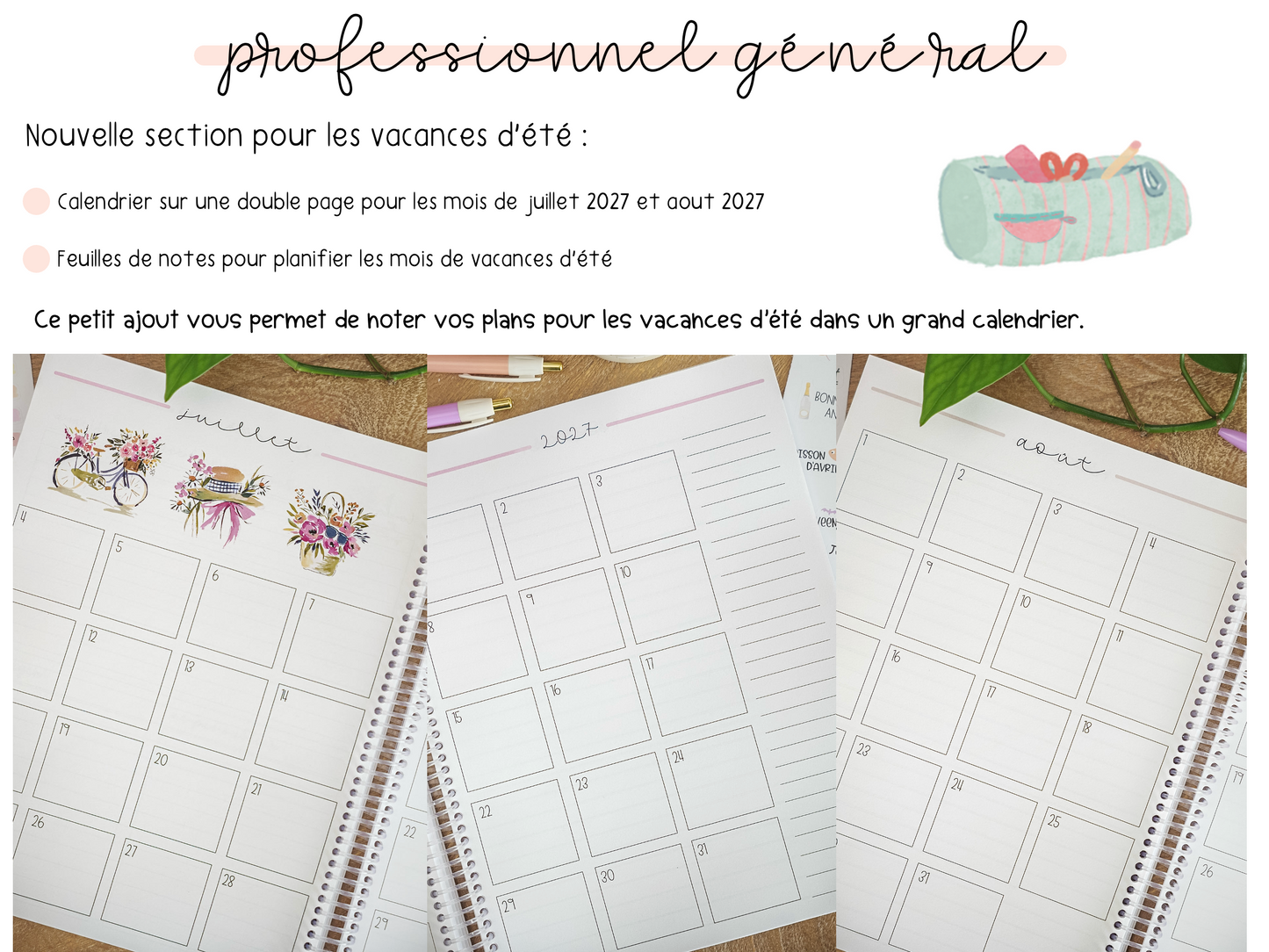 Planificateur professionnel