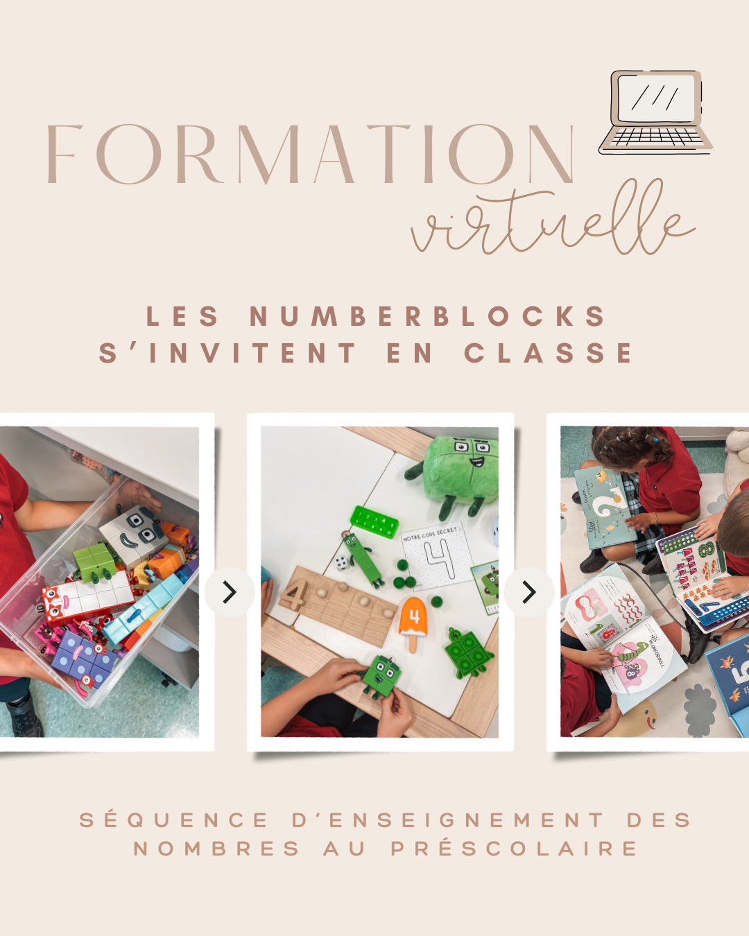 Les Numberblocks s'invitent en classe
